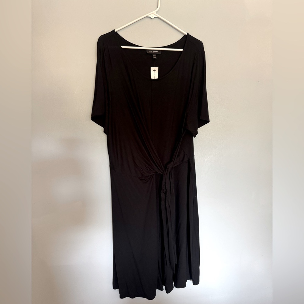 Lane Bryant Black Short Sleeve Dress Size 22/24
